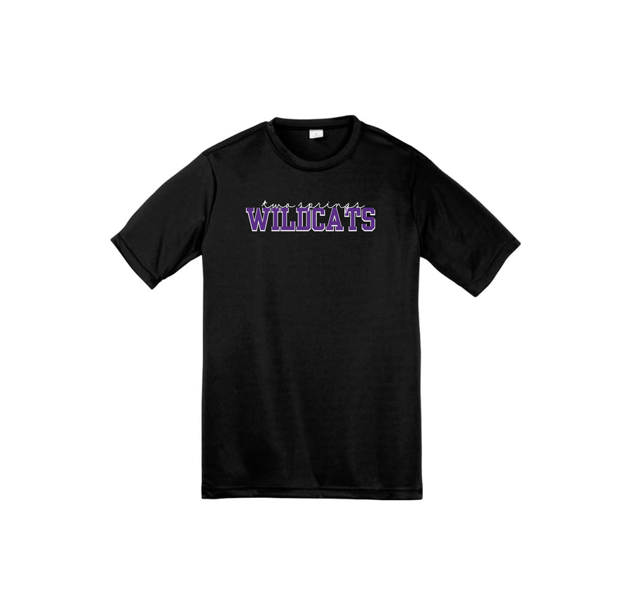 Two Springs-Youth Unisex Dri-Fit Shirt On-Demand Purple Wildcats