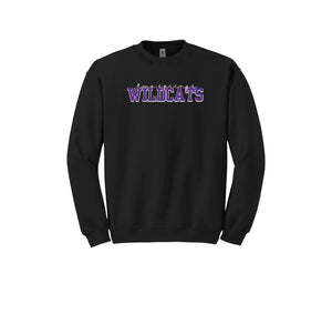 Two Springs-Adult Unisex Crewneck Sweatshirt On-Demand Purple Wildcats