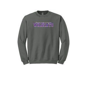 Two Springs-Adult Unisex Crewneck Sweatshirt On-Demand Purple Wildcats