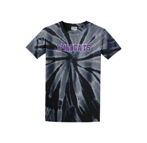 Two Springs-Adult Unisex Tie-Dye Shirt On-Demand Purple Wildcats