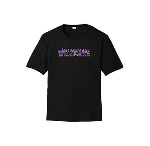 Two Springs-Adult Unisex Dri-Fit Shirt On-Demand Purple Wildcats