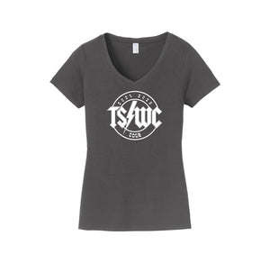 Two Springs-Womens Fan Favorite V-Neck Tee On-Demand Circle