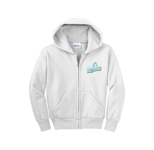 Ralph Dunlap Dolphin Spirit Wear 2023-24 On-Demand-Youth Unisex Full-Zip Hooded Sweatshirt On-Demand