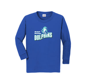 Ralph Dunlap Dolphin Spirit Wear 2023-24 On-Demand-Youth Unisex Long Sleeve Tee On-Demand