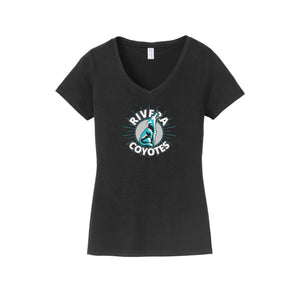 Rivera Elementary Spirit Wear 2023/24 On-Demand-Womens Fan Favorite V-Neck Tee On-Demand_Mascot Logo