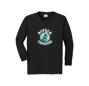 Rivera Elementary Spirit Wear 2023/24 On-Demand-Youth Unisex Long Sleeve Tee On-Demand_Mascot Logo