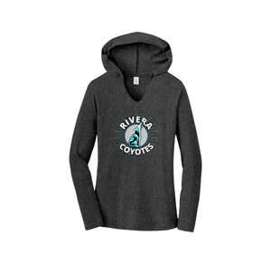 Rivera Elementary Spirit Wear 2023/24 On-Demand-Womens Premium Perfect Tri Long Sleeve Hoodie On-Demand_Mascot Logo