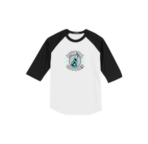 Rivera Elementary Spirit Wear 2023/24 On-Demand-Adult Unisex Baseball Tee On-Demand_Mascot Logo