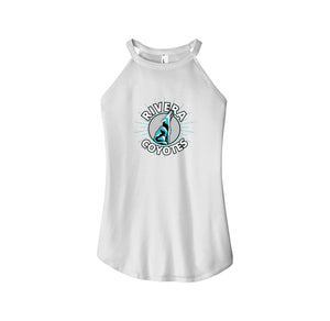 Rivera Elementary Spirit Wear 2023/24 On-Demand-Womens Premium Perfect Tri Rocker Tank On-Demand_Mascot Logo