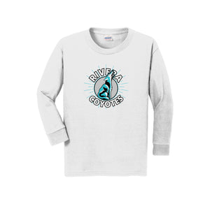 Rivera Elementary Spirit Wear 2023/24 On-Demand-Youth Unisex Long Sleeve Tee On-Demand_Mascot Logo