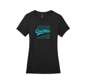 Rivera Elementary Spirit Wear 2023/24 On-Demand-Womens Premium Tee On-Demand_Mascot Logo_Typographic Logo