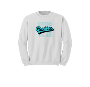 Rivera Elementary Spirit Wear 2023/24 On-Demand-Adult Unisex Crewneck Sweatshirt On-Demand_Mascot Logo_Typographic Logo