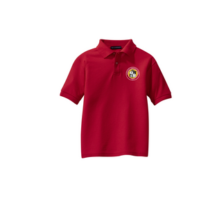 CCA-Youth Unisex Polo On-Demand With Crest