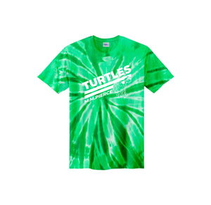 Pierce Elementary - 23/24 Spirit Wear On-Demand-Youth Unisex Tie-Dye Shirt On-Demand_Stripes Logo