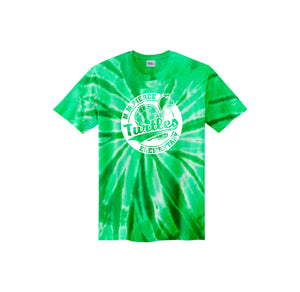 Pierce Elementary - 23/24 Spirit Wear On-Demand-Youth Unisex Tie-Dye Shirt On-Demand_Circle Logo