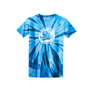 Pierce Elementary - 23/24 Spirit Wear On-Demand-Adult Unisex Tie-Dye Shirt On-Demand_Circle Logo