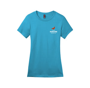 The Meridian School Spirit Wear 2023-24 On-Demand-Womens Premium Tee On-Demand Left Chest