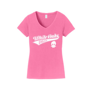 White Oaks Elementary Spirit Wear On-demand 2023/24-Women's Fan Favorite V-Neck Tee On-Demand