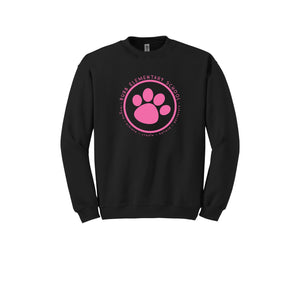 Benjamin Bubb Elementary School On-Demand-Adult Unisex Crewneck Sweatshirt On-Demand Pink Paw