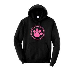 Benjamin Bubb Elementary School On-Demand-Adult Unisex Hoodie On-Demand Pink Paw