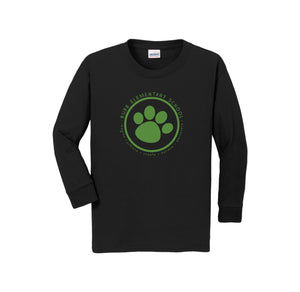 Benjamin Bubb Elementary School On-Demand-Youth Unisex Long Sleeve Tee On-Demand Green Paw