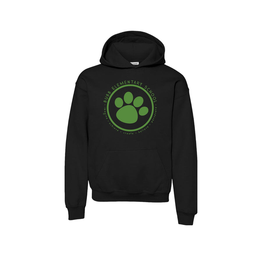 Benjamin Bubb Elementary School On-Demand-Youth Unisex Hoodie On-Demand Green Paw