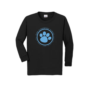 Benjamin Bubb Elementary School On-Demand-Youth Unisex Long Sleeve Tee On-Demand Blue Paw