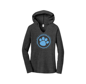 Benjamin Bubb Elementary School On-Demand-Womens Premium Perfect Tri Long Sleeve Hoodie On-Demand Blue Paw