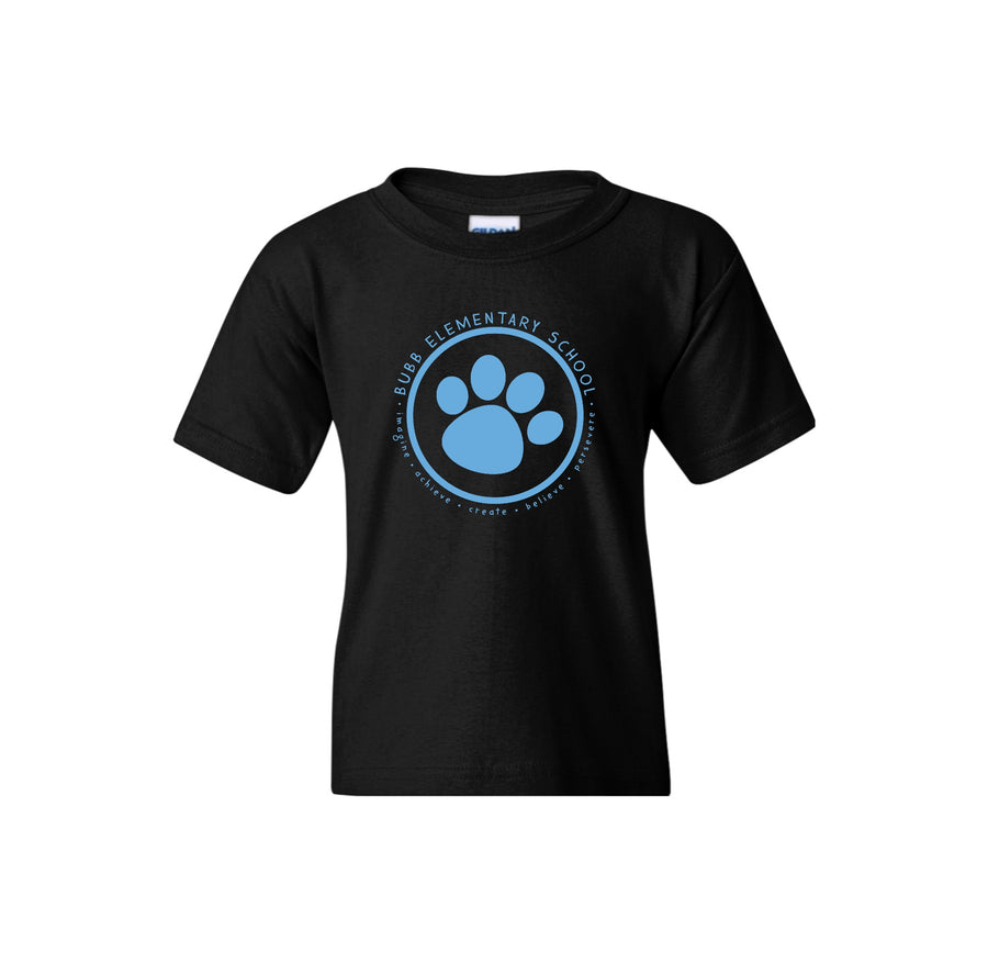 Benjamin Bubb Elementary School On-Demand-Youth Unisex T-Shirt On-Demand Blue Paw