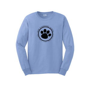 Benjamin Bubb Elementary School On-Demand-Adult Unisex Long Sleeve Tee On-Demand Black Paw