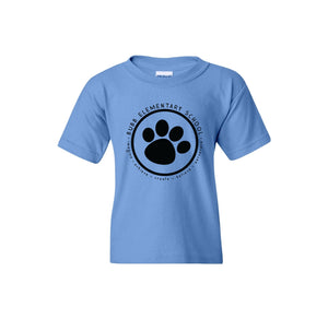 Benjamin Bubb Elementary School On-Demand-Youth Unisex T-Shirt On-Demand Black Paw