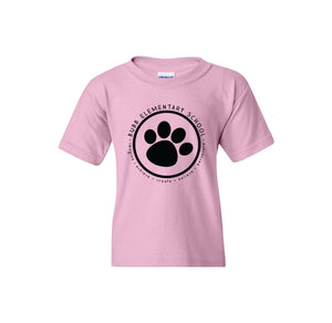 Benjamin Bubb Elementary School On-Demand-Youth Unisex T-Shirt On-Demand Black Paw