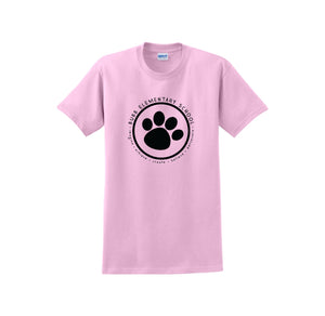 Benjamin Bubb Elementary School On-Demand-Adult Unisex T-Shirt On-Demand Black Paw