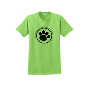 Benjamin Bubb Elementary School On-Demand-Adult Unisex T-Shirt On-Demand Black Paw