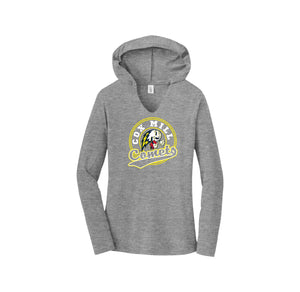 Cox Mill Elementary-Womens Premium Perfect Tri Long Sleeve Hoodie On-Demand Circle Logo