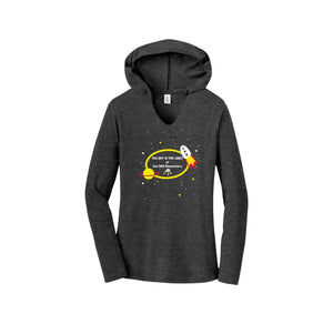 Cox Mill Elementary-Womens Premium Perfect Tri Long Sleeve Hoodie On-Demand Space Logo