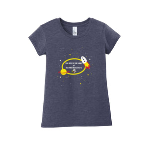 Cox Mill Elementary-Girls Youth Premium Tee On-Demand Space Logo