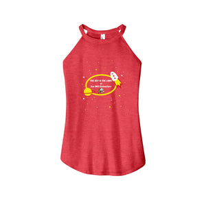 Cox Mill Elementary-Womens Premium Perfect Tri Rocker Tank On-Demand Space Logo