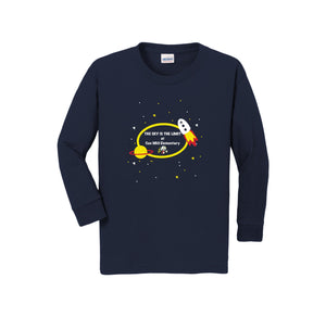 Cox Mill Elementary-Youth Unisex Long Sleeve Tee On-Demand Space Logo