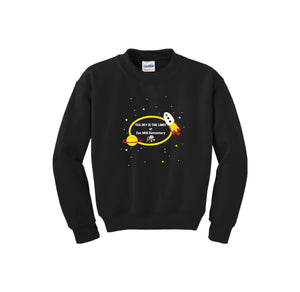 Cox Mill Elementary-Youth Unisex Crewneck Sweatshirt On-Demand Space Logo