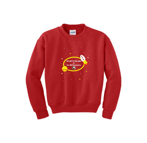 Cox Mill Elementary-Youth Unisex Crewneck Sweatshirt On-Demand Space Logo