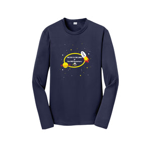 Cox Mill Elementary-Youth Unisex Dri-Fit Long Sleeve Tee On-Demand Space Logo