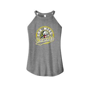 Cox Mill Elementary-Womens Premium Perfect Tri Rocker Tank On-Demand Circle Logo