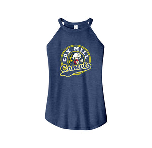 Cox Mill Elementary-Womens Premium Perfect Tri Rocker Tank On-Demand Circle Logo