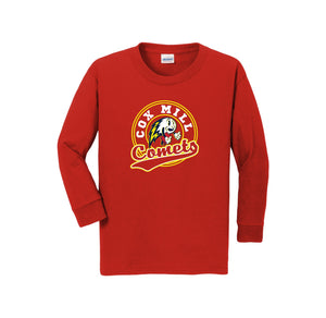 Cox Mill Elementary-Youth Unisex Long Sleeve Tee On-Demand Circle Logo