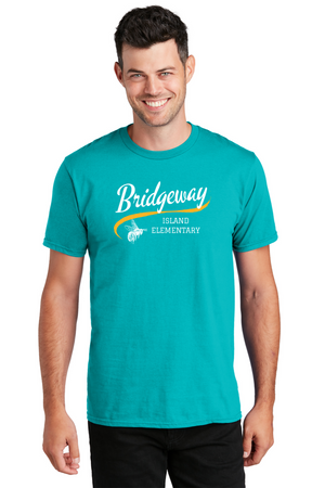 Bridgeway Island-Adult Unisex Fan Favorite Premium Tee Cursive Logo