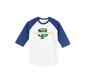 San Pasqual High School-Adult Unisex Baseball Tee On-demand SP Logo