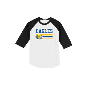 San Pasqual High School-Adult Unisex Baseball Tee On-Demand Eagles Logo