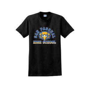 San Pasqual High School-Adult Unisex T-Shirt On-Demand Curve Logo