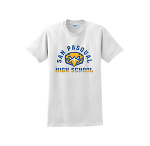 San Pasqual High School-Adult Unisex T-Shirt On-Demand Curve Logo